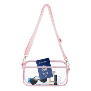 Large Clear Crossbody Bag, Stadium Aroved Small See Through Purse Handbag >:)